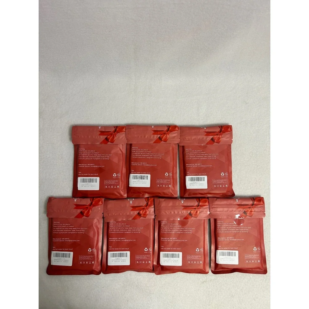 Spa Relaxation MR MIRYE Unisex 7 Pack Red Shower Steamers 42ct Naturally Scented